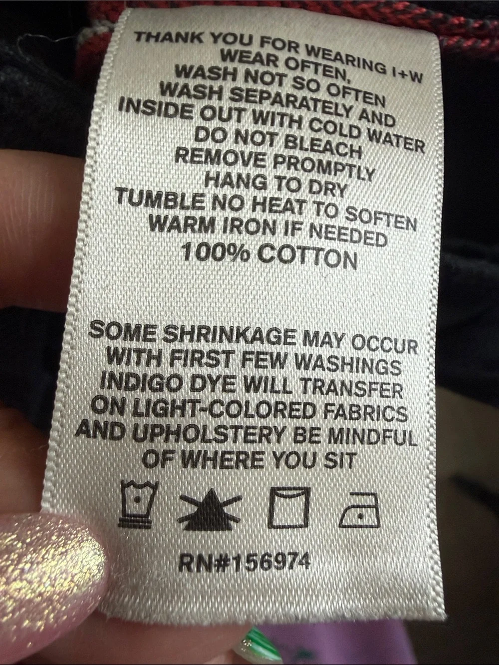 imogene + willie Straight Black Men's Jeans
